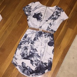 Floral dress (looks like 2-piece)
